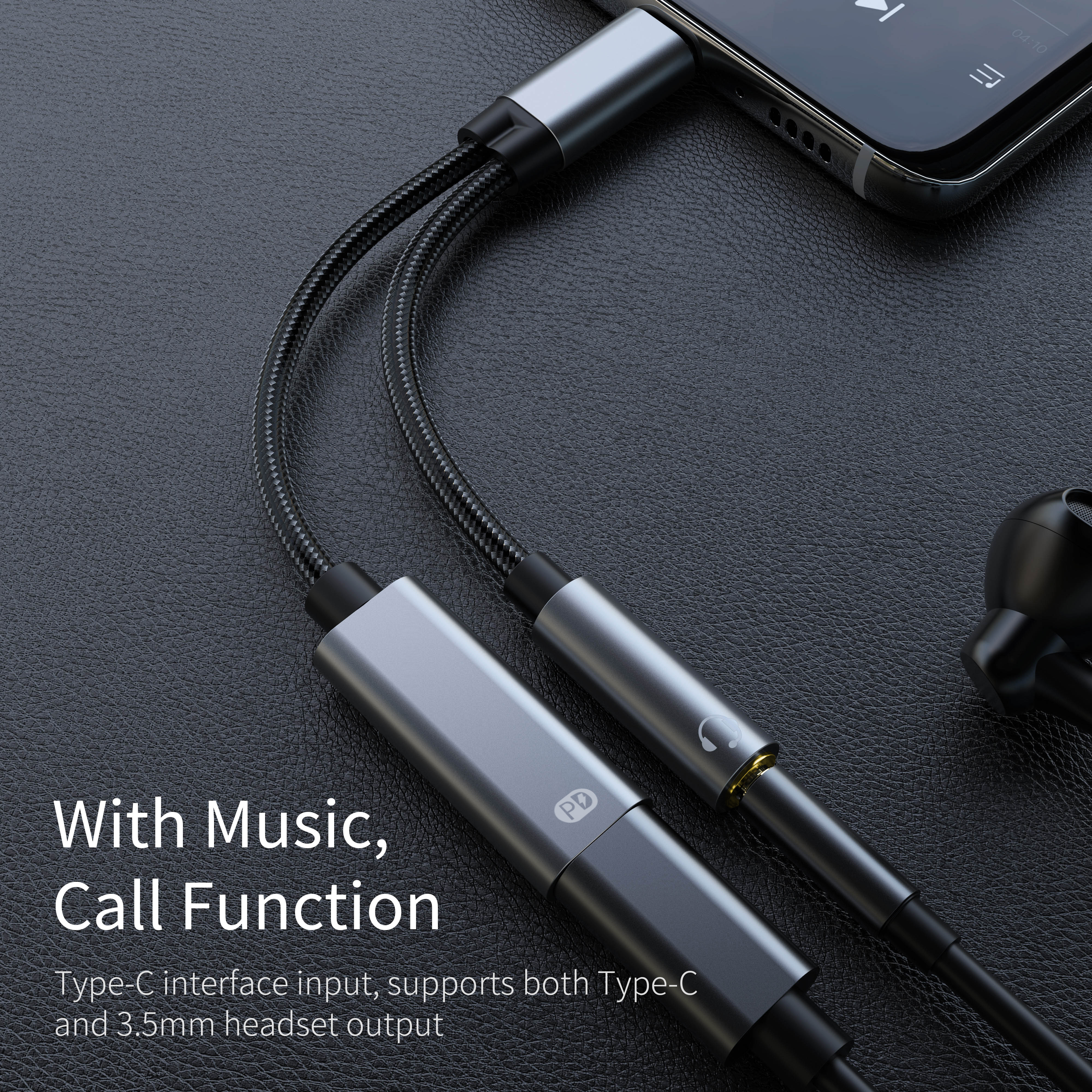 Type C Male To 3.5MM Jack Audi - Audio And Music Splitter บทวิจารณ์และราคา