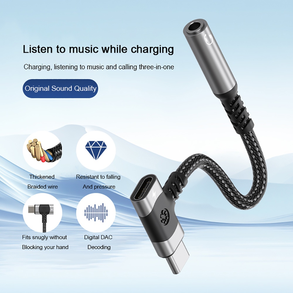 2 in 1 Type C OTG Splitter Ada - Audio And Music Splitter บทวิจารณ์และราคา