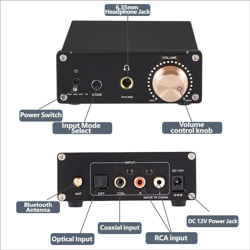 YJCO A938 DAC Hifi Headphone A - Headphone Amplifier Dac บทวิจารณ์และราคา