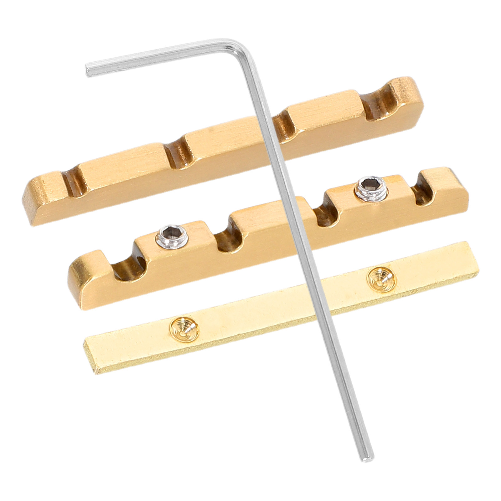 1Set Bass Guitar Brass Nut 38M - Bass Guitar Strings บทวิจารณ์และราคา