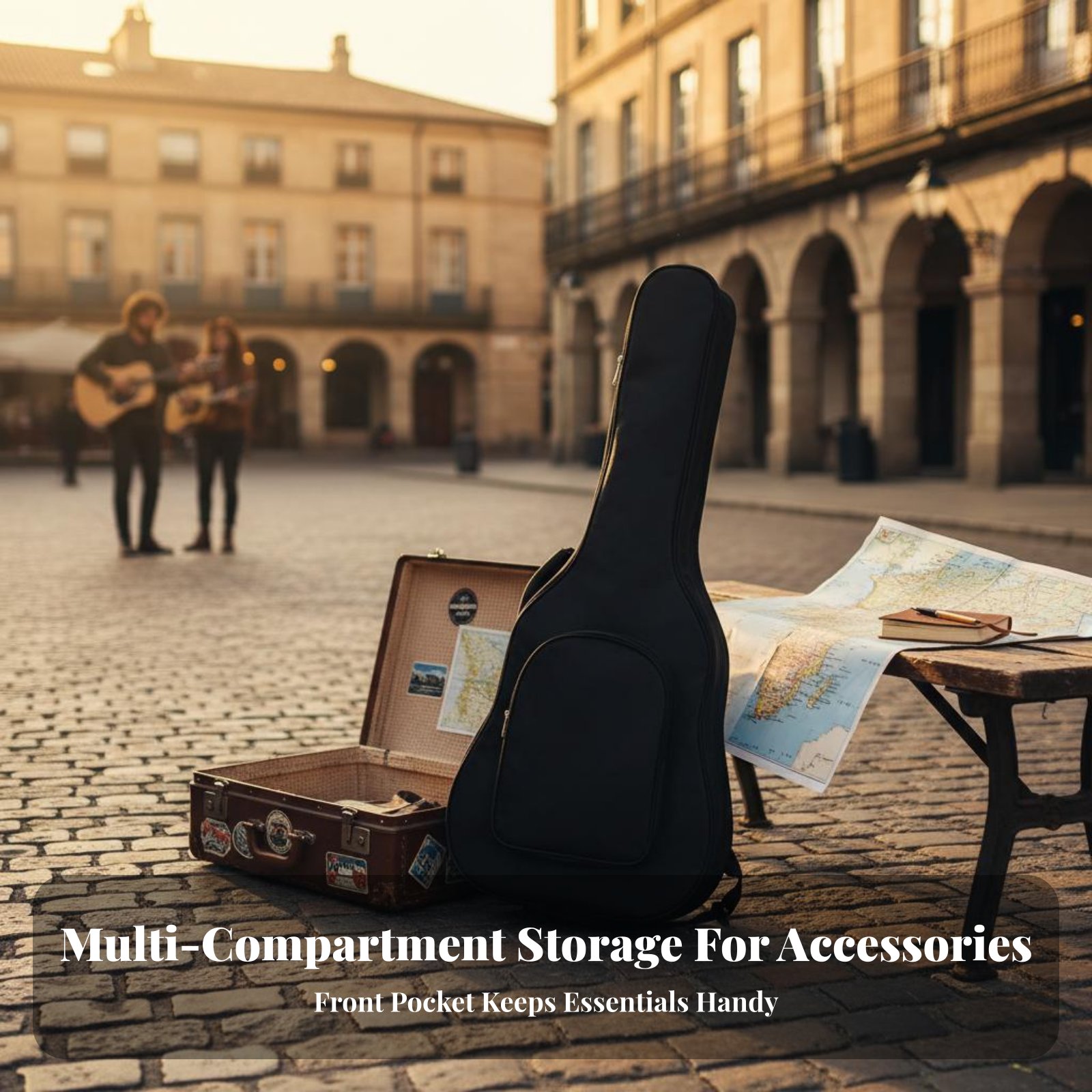 41 Inch Guitar Case Adjustable - Guitar Strap Padded บทวิจารณ์และราคา
