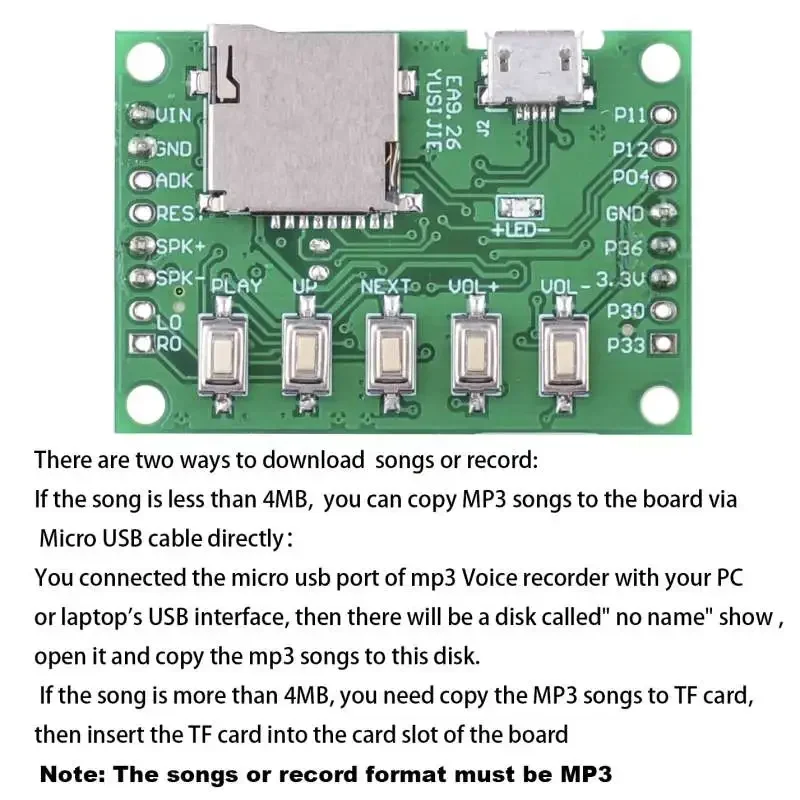 MP3 Voice Module Kit Welcomer  - Audio Music Mp3 Downloader บทวิจารณ์และราคา