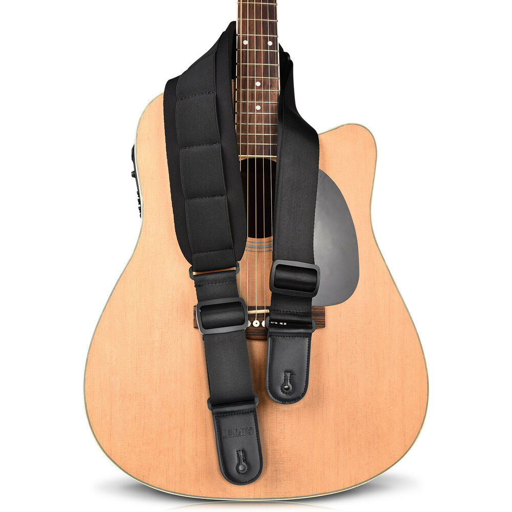 LEKATO Guitar Strap Holder Bel - Guitar Strap Padded บทวิจารณ์และราคา