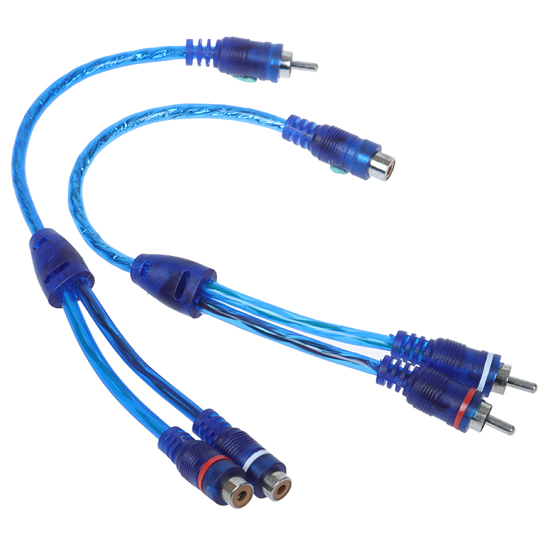 Car MP3 Audio RCA Y Splitter C - Audio Music Splitter บทวิจารณ์และราคา