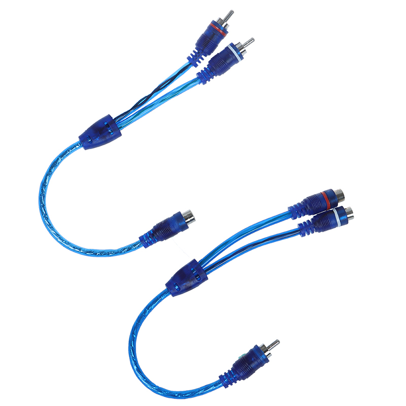Car MP3 Audio RCA Y Splitter C - Audio Music Splitter บทวิจารณ์และราคา