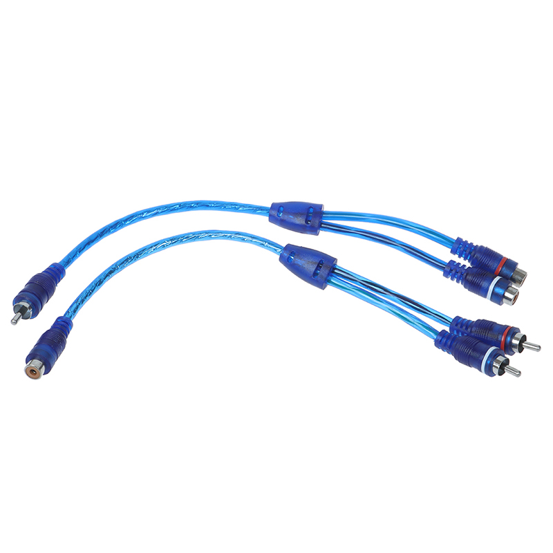 Car MP3 Audio RCA Y Splitter C - Audio Music Splitter บทวิจารณ์และราคา