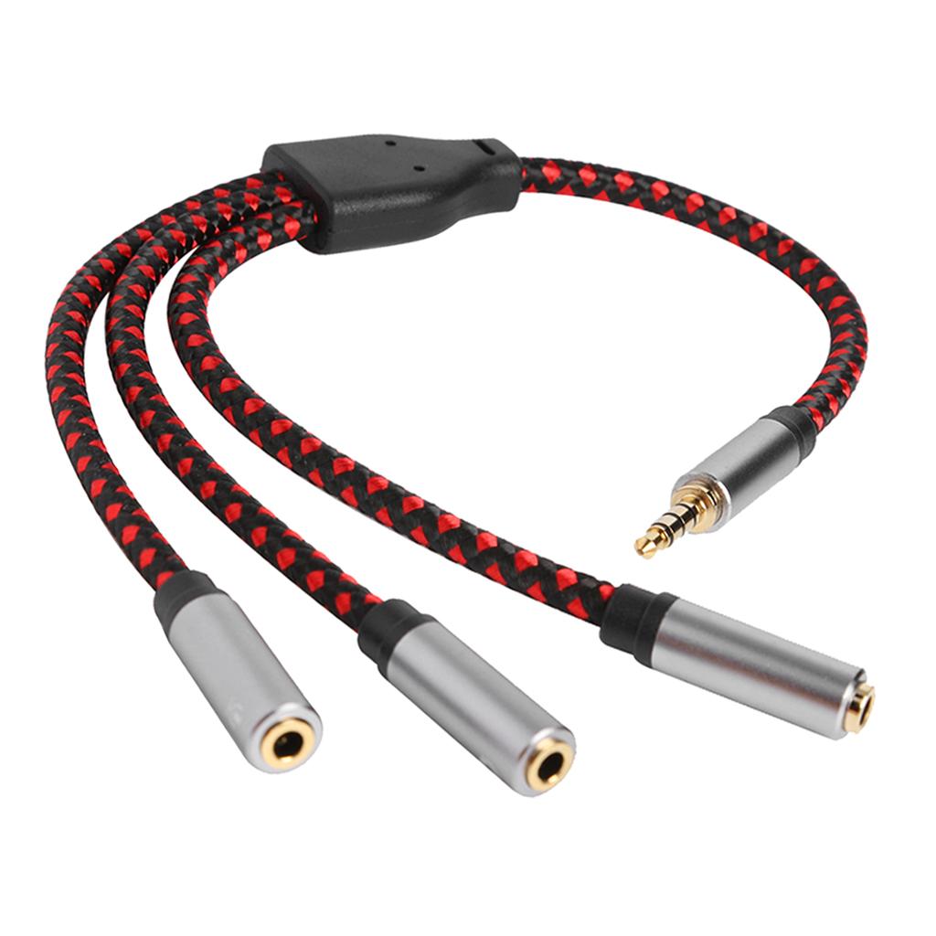 Aux Splitter 3.5mm Audio Cable - Audio And Music Splitter บทวิจารณ์และราคา