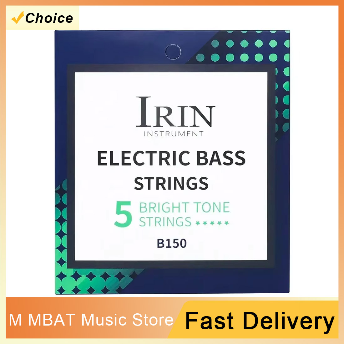 M MBAT Electric Bass Guitar 5  - Bass Guitar Strings บทวิจารณ์และราคา
