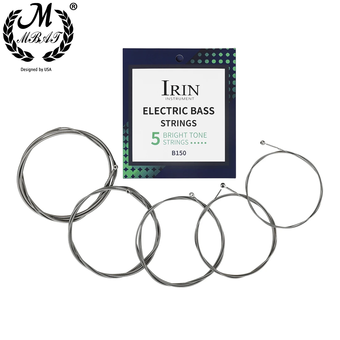 M MBAT Electric Bass Guitar 5  - Bass Guitar Strings บทวิจารณ์และราคา