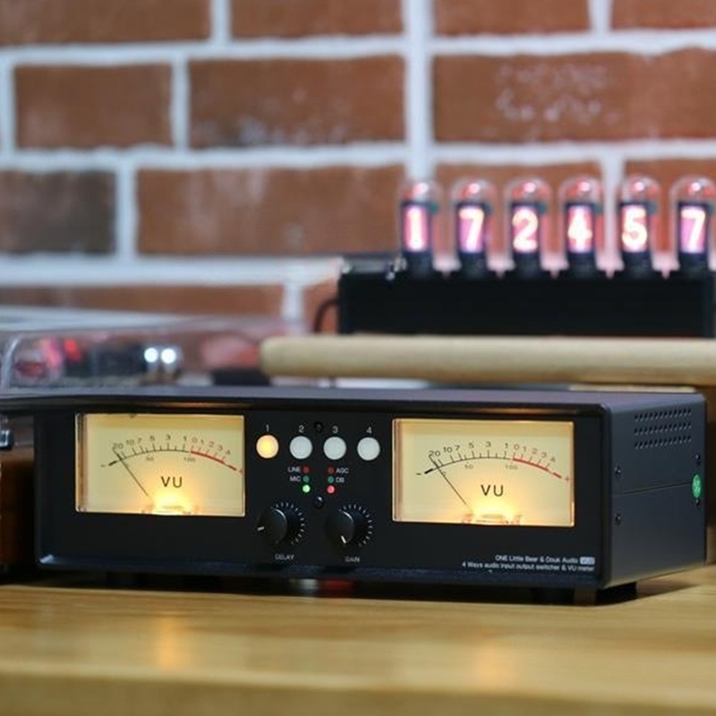 MIC+LINE Analog Dual VU Meter  - Audio And Music Splitter บทวิจารณ์และราคา