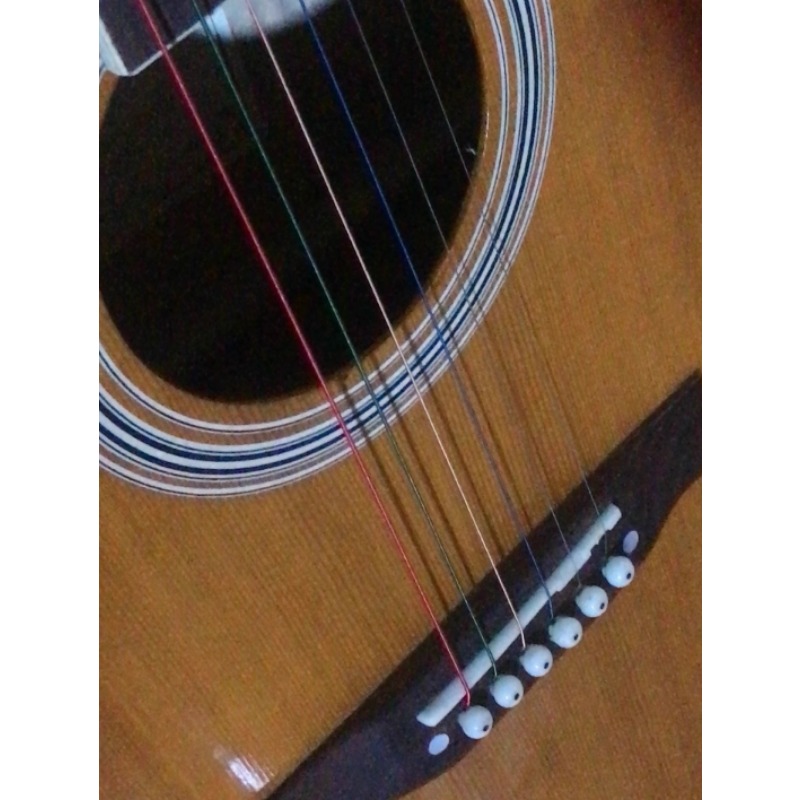 Wooden Acoustic Guitar Second  - Bass Guitar Strings บทวิจารณ์และราคา
