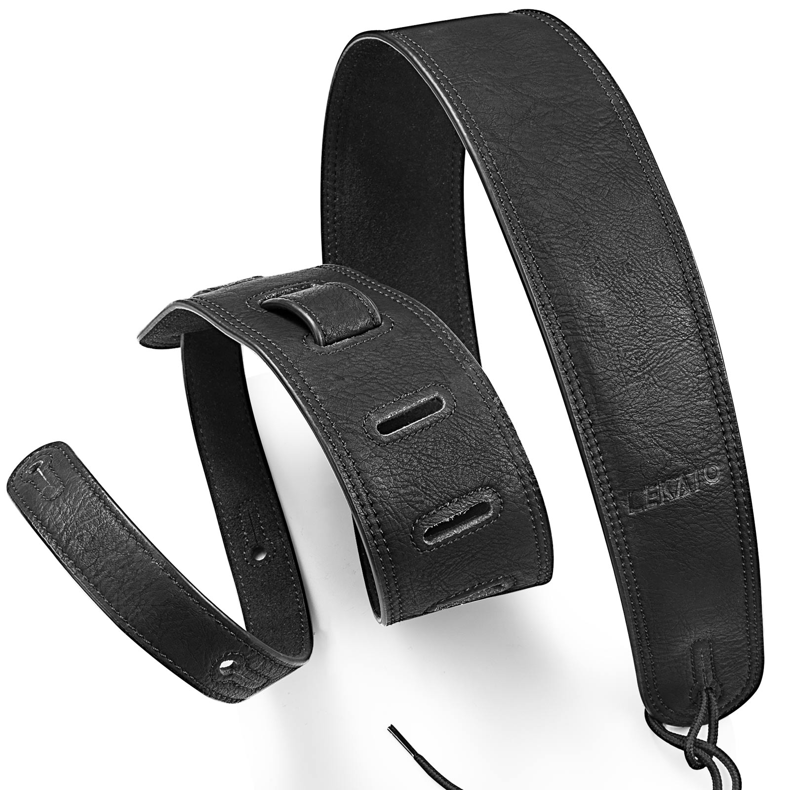 Lekato Bass Guitar Strap Leath - Guitar Strap Padded บทวิจารณ์และราคา