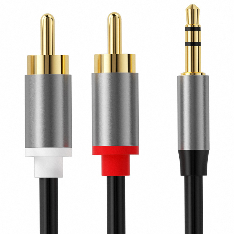 3.5 mm To 2RCA Double Lotus Au - Audio Music Splitter บทวิจารณ์และราคา