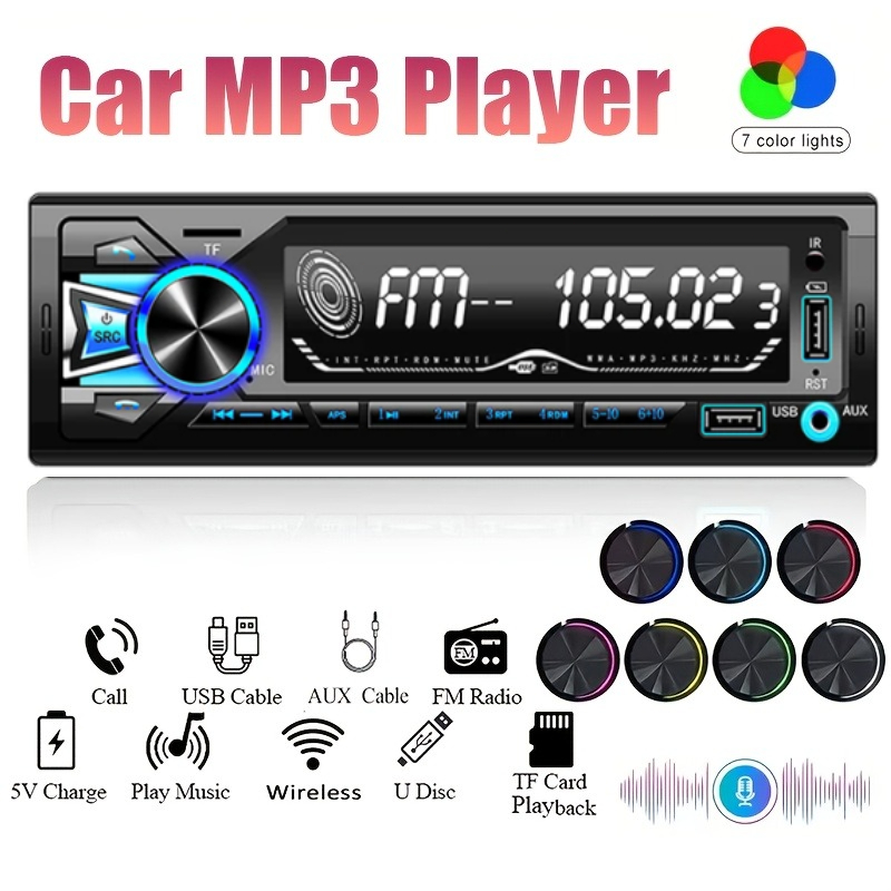 1DIN In-Dash FM Car Radio Ster - Audio Without Music บทวิจารณ์และราคา