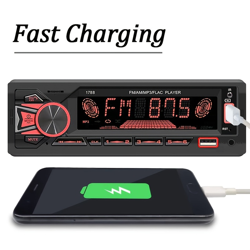 1DIN In-Dash FM Car Radio Ster - Audio Without Music บทวิจารณ์และราคา