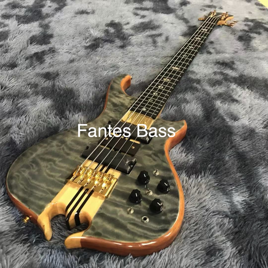 Custom Alem Flamed Maple Top C - Bass Guitar Strings บทวิจารณ์และราคา