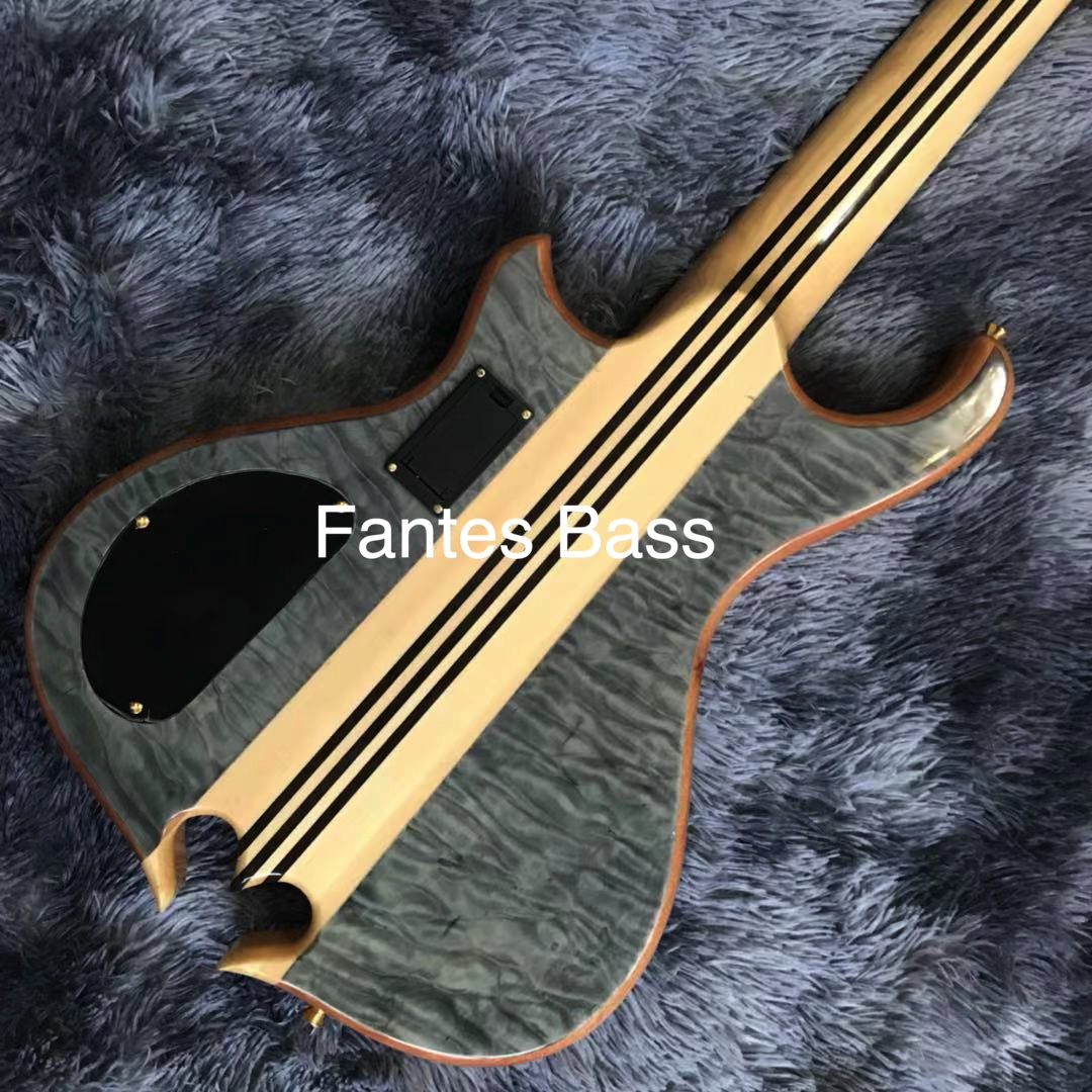 Custom Alem Flamed Maple Top C - Bass Guitar Strings บทวิจารณ์และราคา