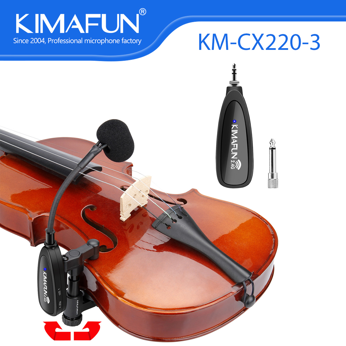KIMAFUN 2.4G Musical Instrumen - Audio Youtube Music Free บทวิจารณ์และราคา